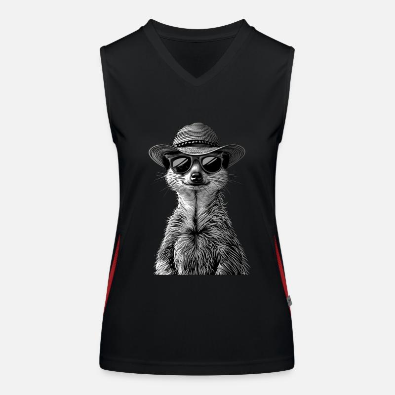 Suricate Débardeur respirant contrasté Femme