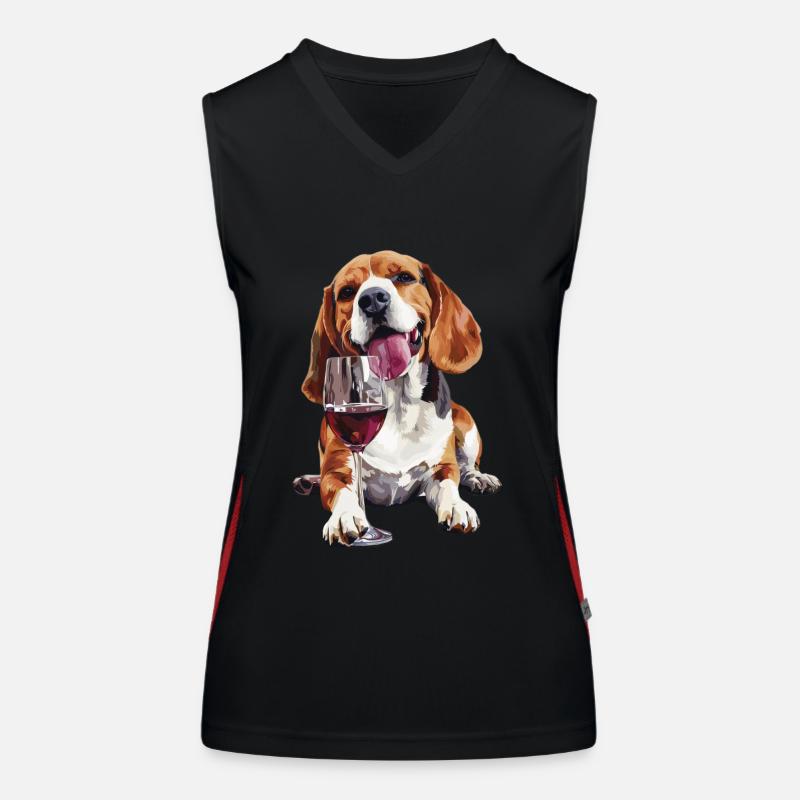 Beagle Débardeur respirant contrasté Femme