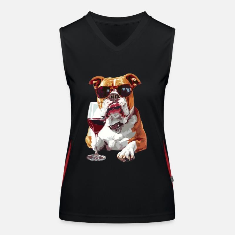 Bouledogue Débardeur respirant contrasté Femme