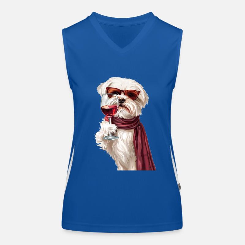 maltesisch Funktionelles Kontrast-Tank Top für Frauen