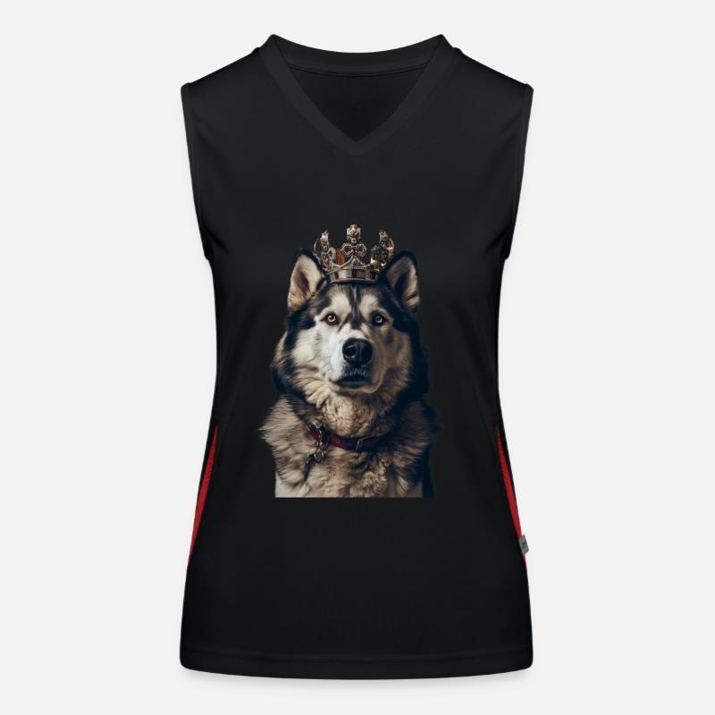 Malamute d’Alaska Débardeur respirant contrasté Femme