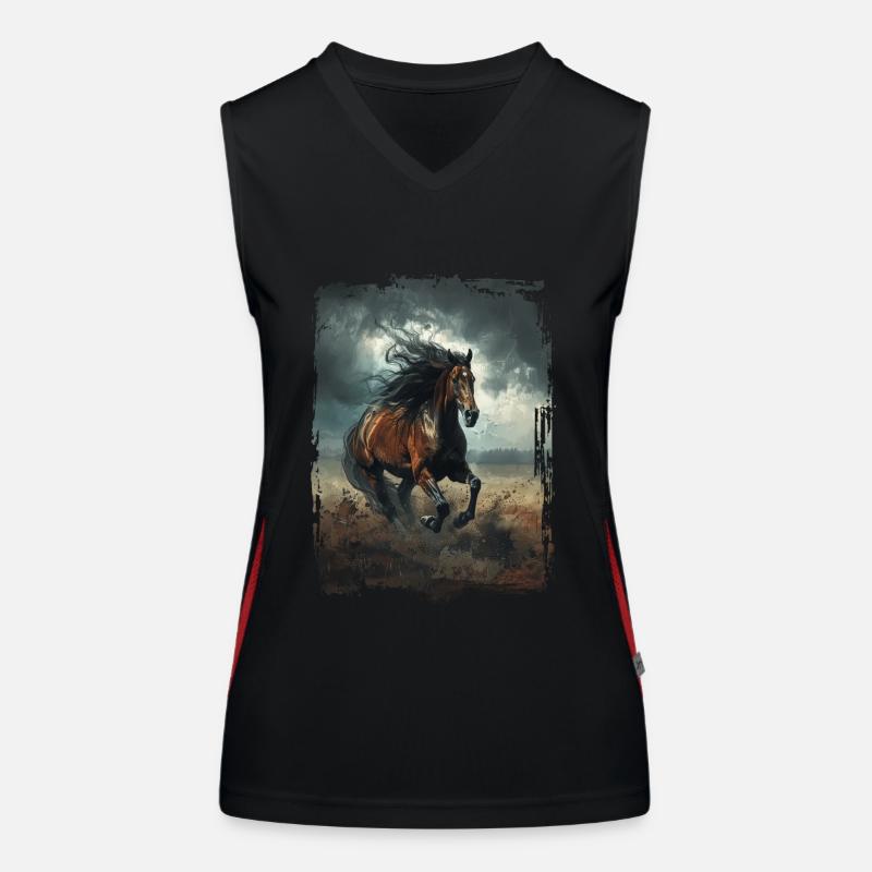 Vollblut Funktionelles Kontrast-Tank Top für Frauen