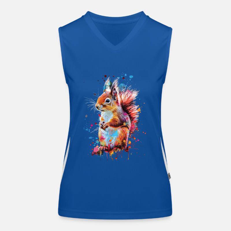 Squirrel Women's Functional Contrast Tank Top