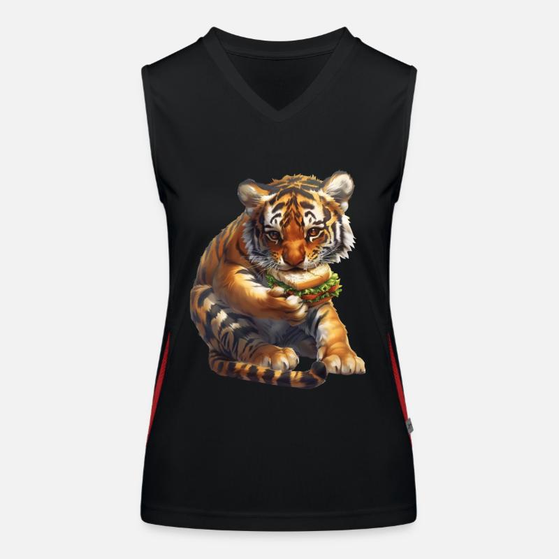 Tiger Women's Functional Contrast Tank Top