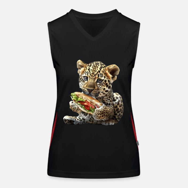 Leopard Women's Functional Contrast Tank Top