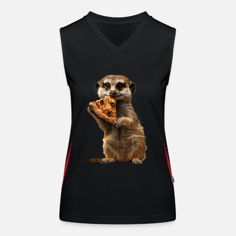 Erdmännchen Funktionelles Kontrast-Tank Top für Frauen