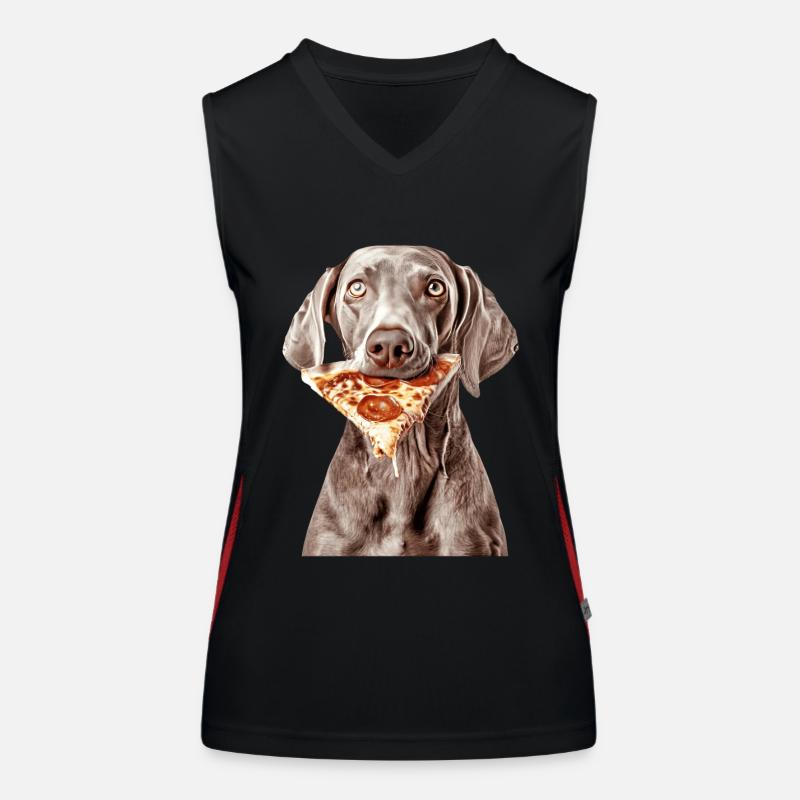 Weimaraner Débardeur respirant contrasté Femme