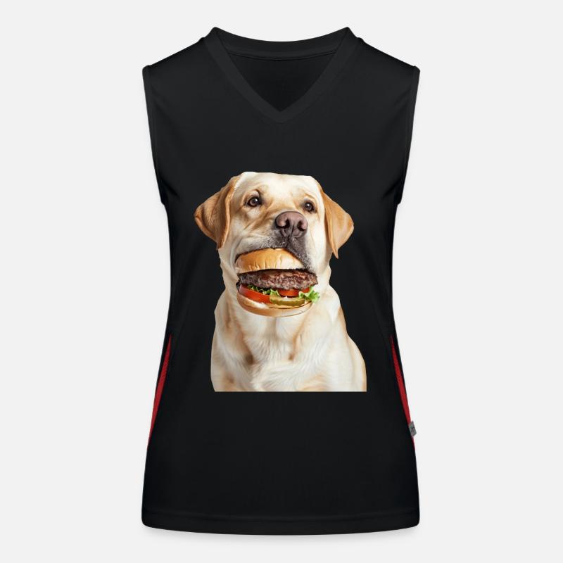 Labrador Retriever Débardeur respirant contrasté Femme