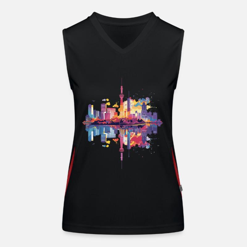 Nishio Women's Functional Contrast Tank Top