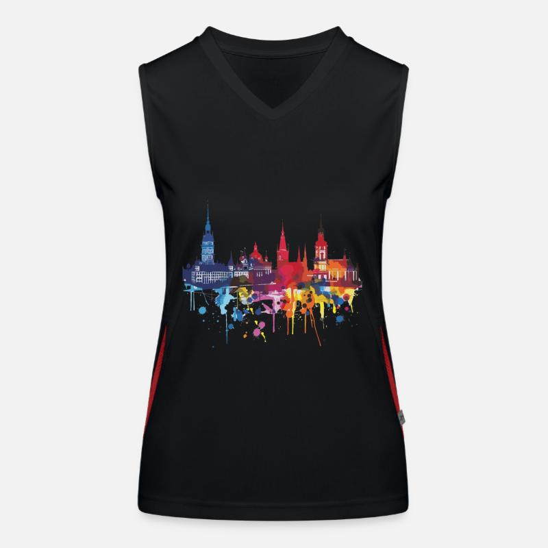Bromberg Funktionelles Kontrast-Tank Top für Frauen