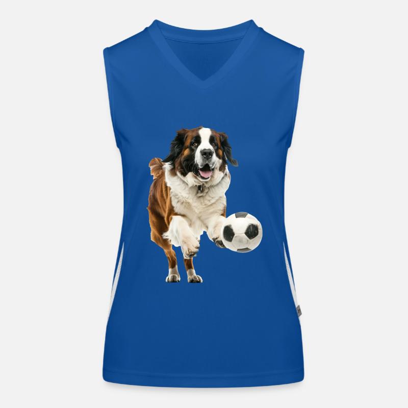 Bernhardiner Funktionelles Kontrast-Tank Top für Frauen