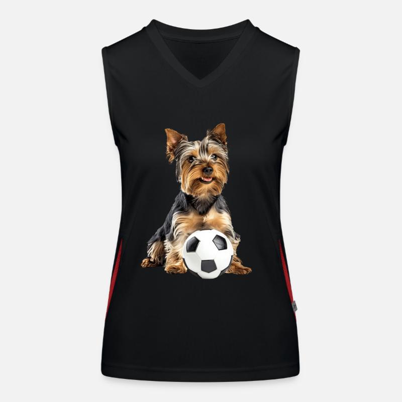 Yorkshire Terrier Débardeur respirant contrasté Femme