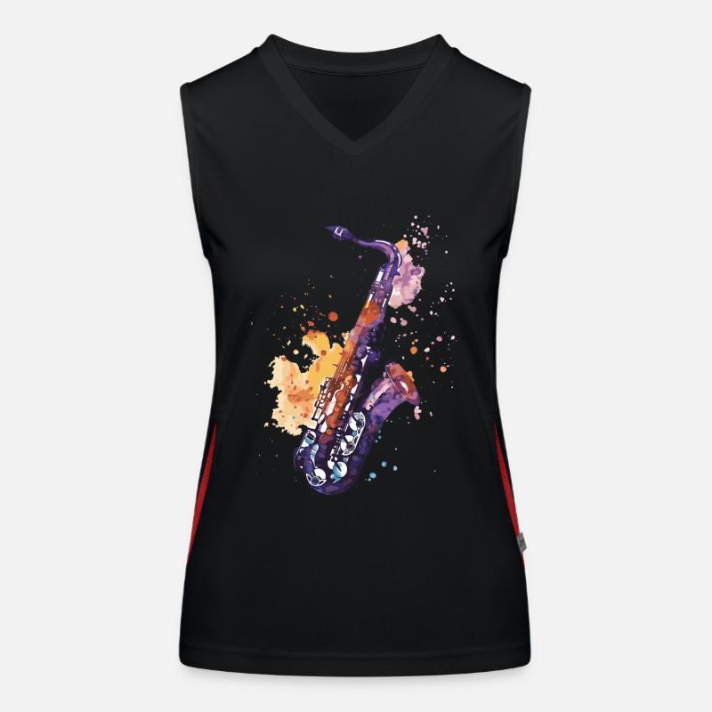 Saxophone Women's Functional Contrast Tank Top