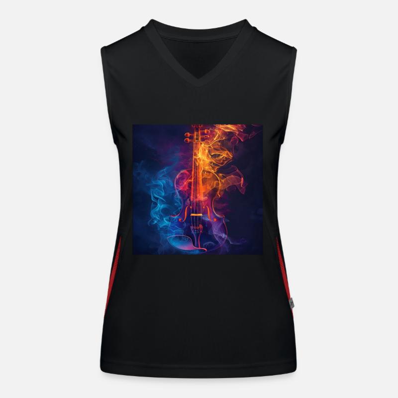 Violin Women's Functional Contrast Tank Top