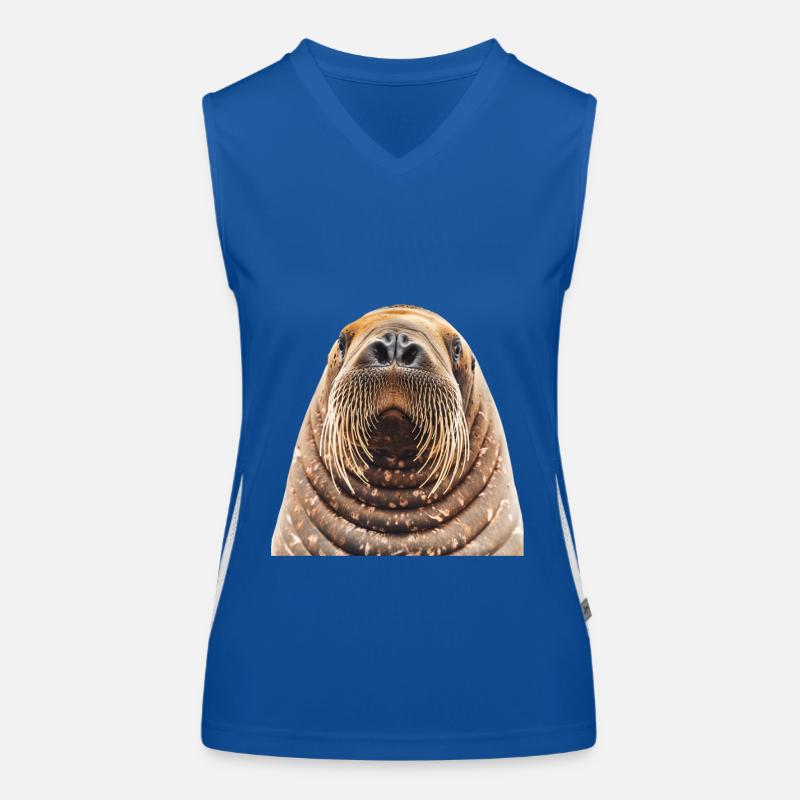 Walross Funktionelles Kontrast-Tank Top für Frauen