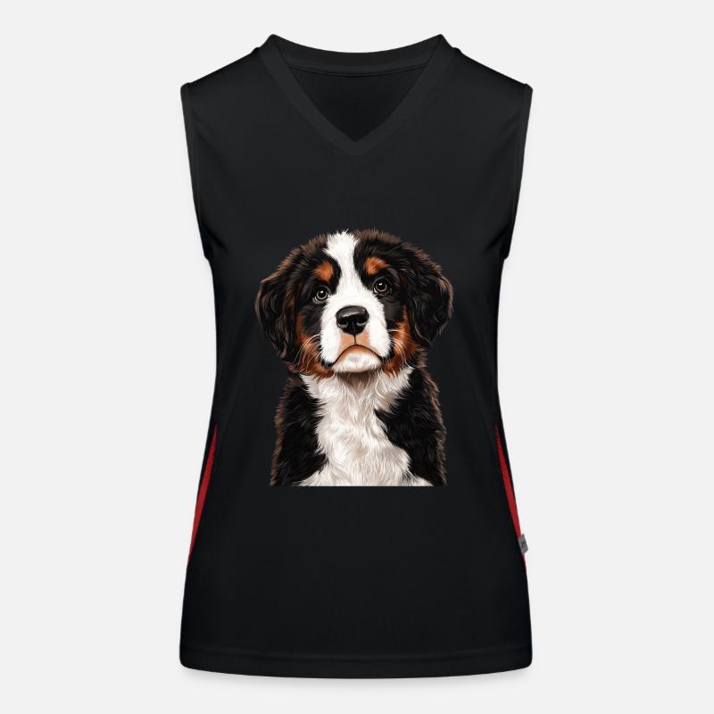 Bernhardiner Funktionelles Kontrast-Tank Top für Frauen