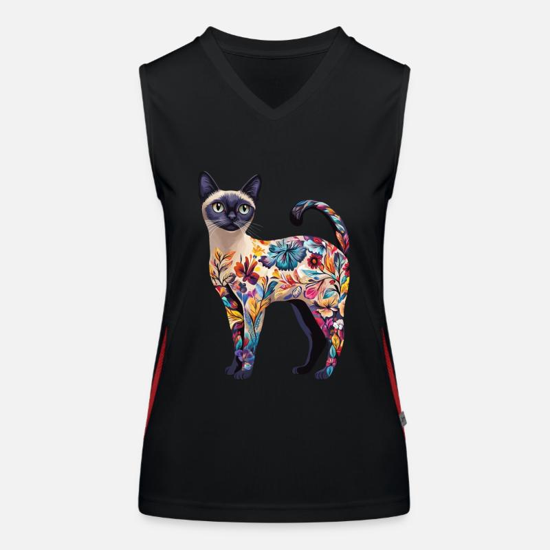 Siamese Funktionelles Kontrast-Tank Top für Frauen