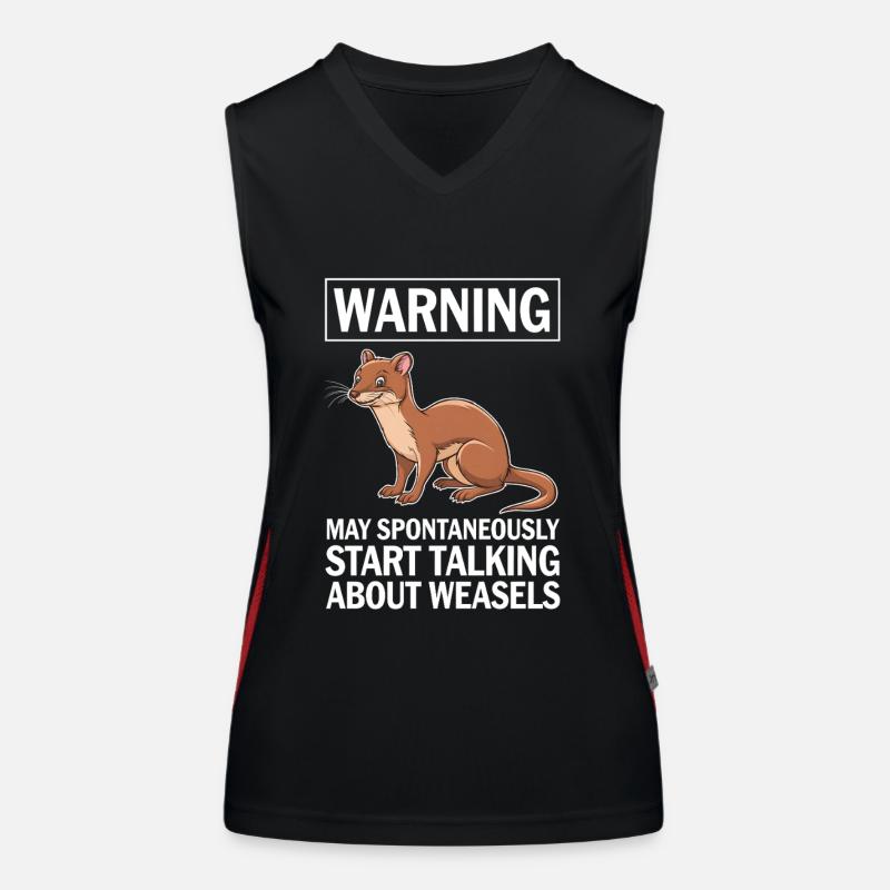 Wiesel Funktionelles Kontrast-Tank Top für Frauen