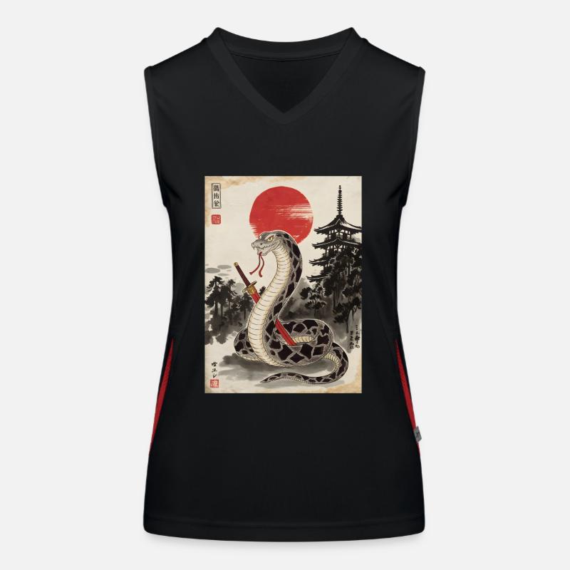 Samurai Funktionelles Kontrast-Tank Top für Frauen