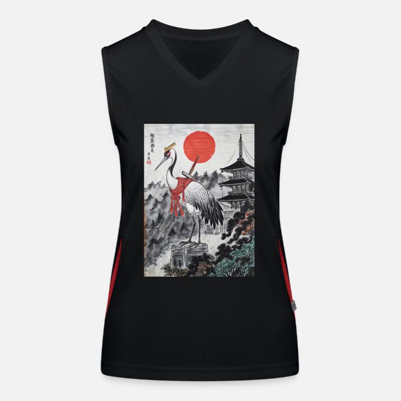 Samurai Funktionelles Kontrast-Tank Top für Frauen
