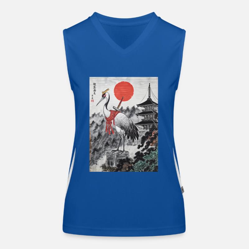 Samurai Funktionelles Kontrast-Tank Top für Frauen
