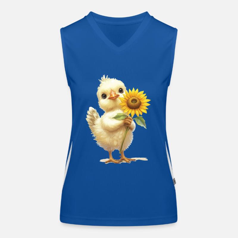 Ziege Funktionelles Kontrast-Tank Top für Frauen