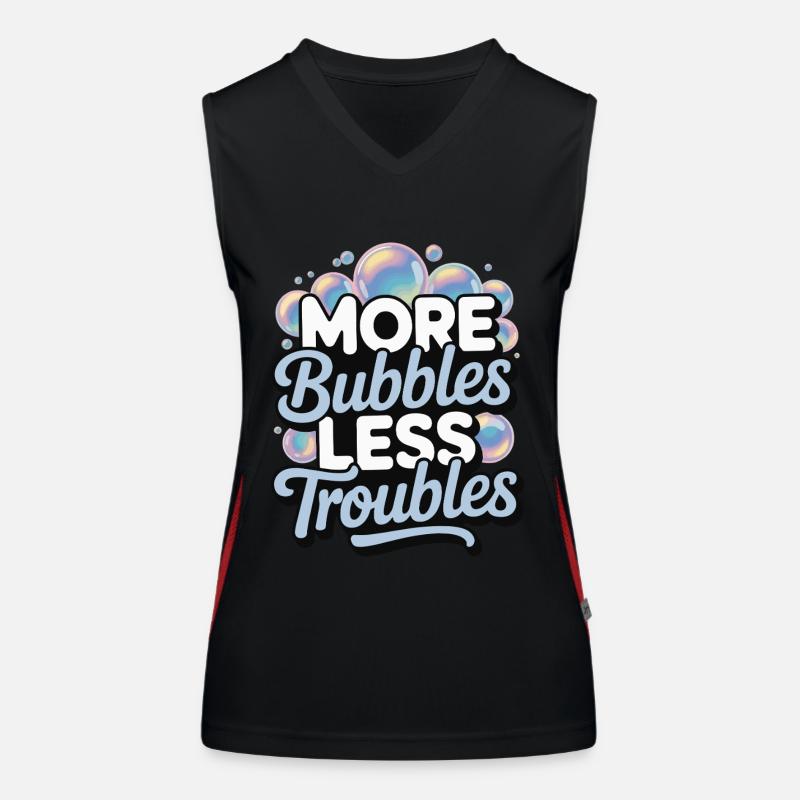 Blasen Funktionelles Kontrast-Tank Top für Frauen