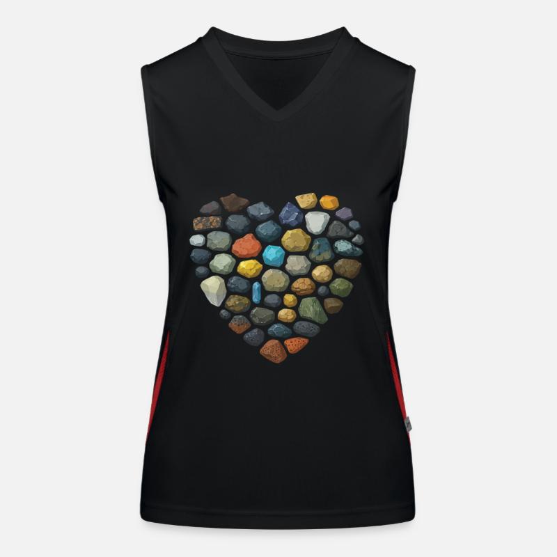 Geology Rock Women's Functional Contrast Tank Top