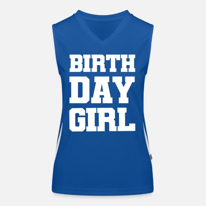 birthday girl Women's Functional Contrast Tank Top