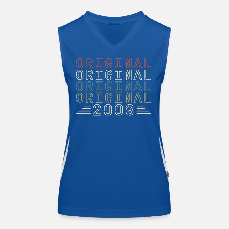 Original 2008 Vintage Retro Geburtstagsgeschenk Funktionelles Kontrast-Tank Top für Frauen
