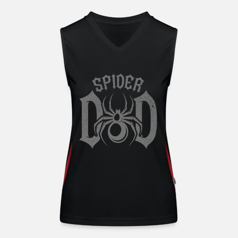 Retro Spider Dad Pet Spider Owner Women's Functional Contrast Tank Top