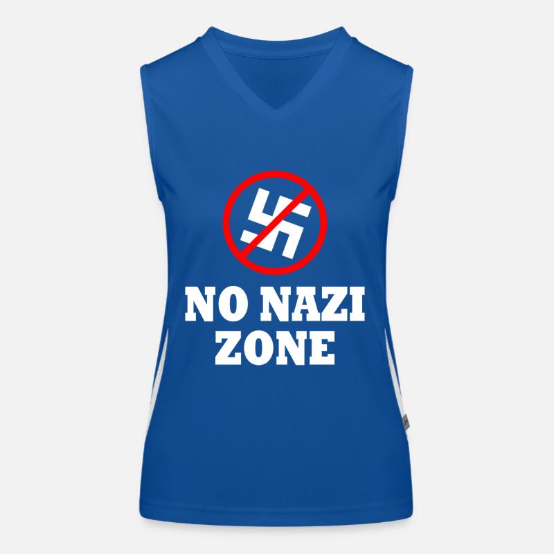 Gegen rechts Funktionelles Kontrast-Tank Top für Frauen