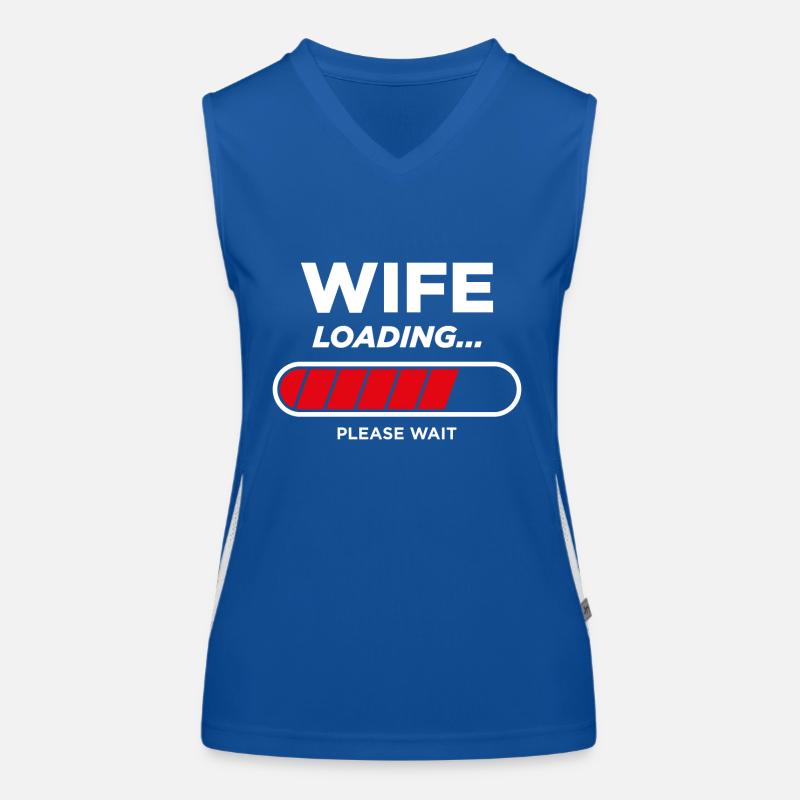 Wife Loading Women's Functional Contrast Tank Top