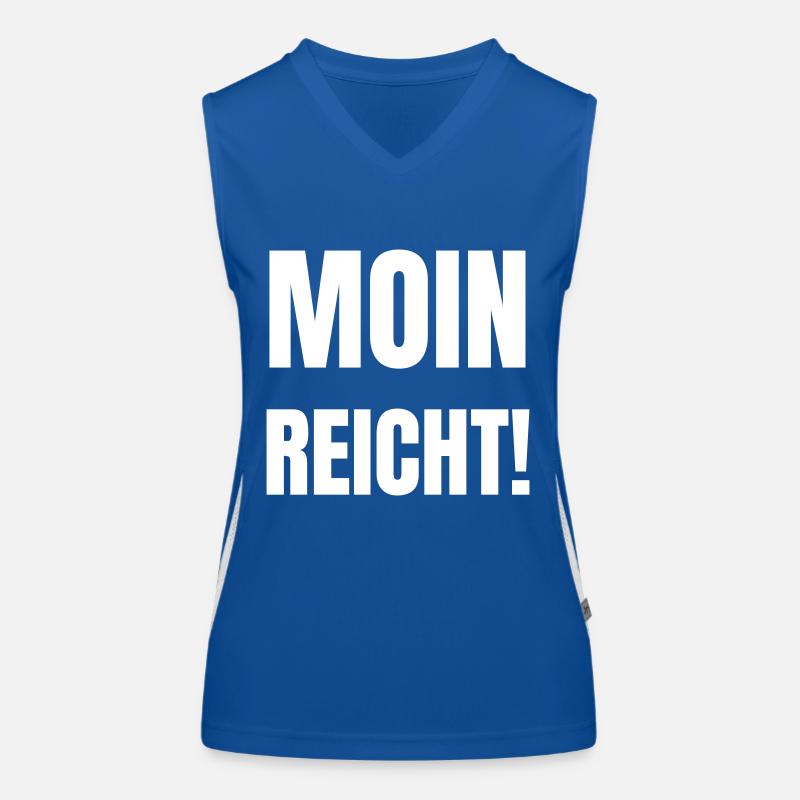 Moin is enough! Women's Functional Contrast Tank Top
