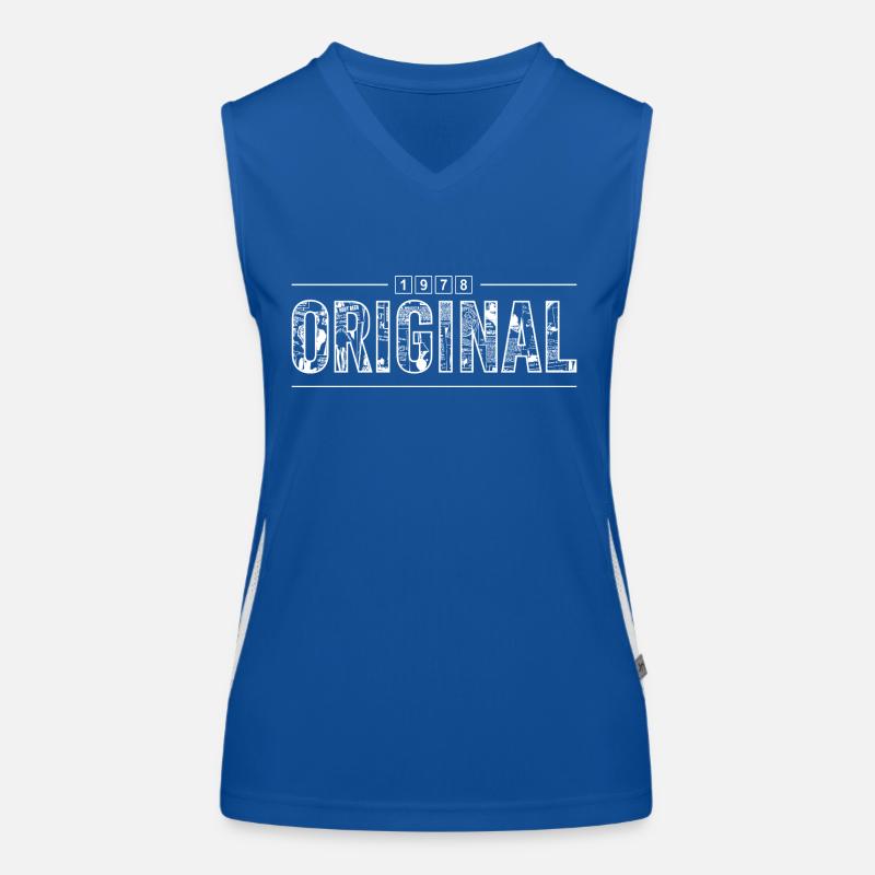 Original 1978 Retro 1978 Jubiläumsgeschenk Funktionelles Kontrast-Tank Top für Frauen