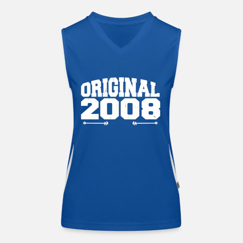 Original 2008 | Geburtstagsgeschenk 2008 Funktionelles Kontrast-Tank Top für Frauen