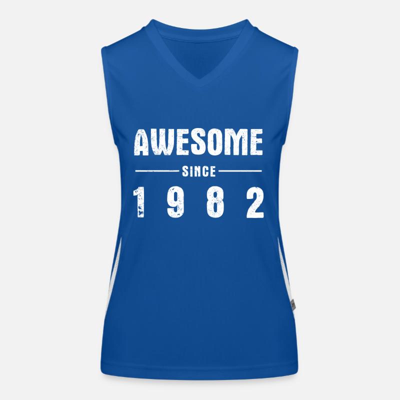 Awesome -since- 1982 Women's Functional Contrast Tank Top