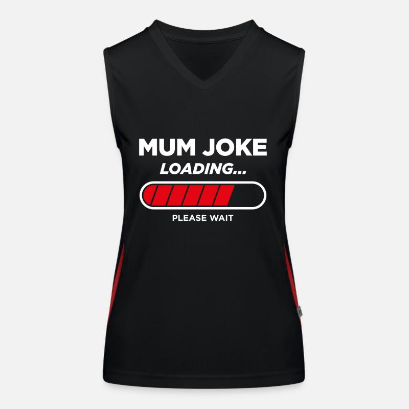 Mama Witz Laden Funktionelles Kontrast-Tank Top für Frauen