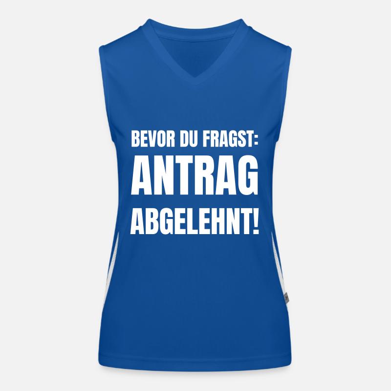 Before you ask: Application rejected! Women's Functional Contrast Tank Top