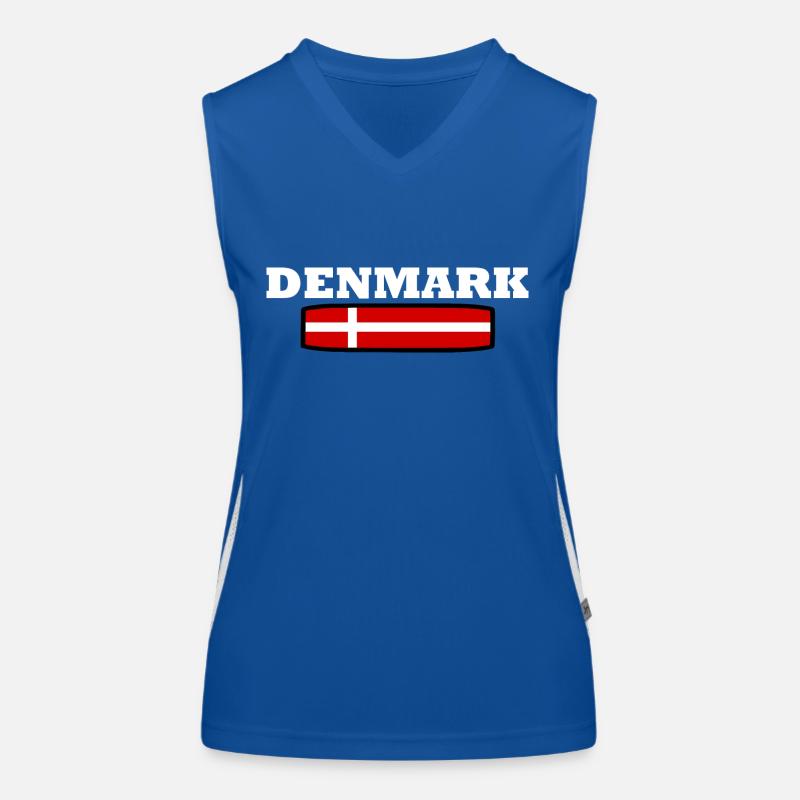Dänemark Funktionelles Kontrast-Tank Top für Frauen