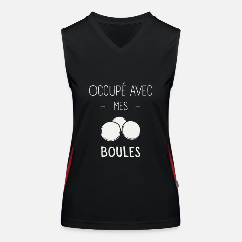 Occupé Avec Mes Boules Débardeur respirant contrasté Femme