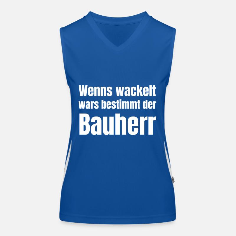 Chantier de rénovation ou de construction de maison Débardeur respirant contrasté Femme