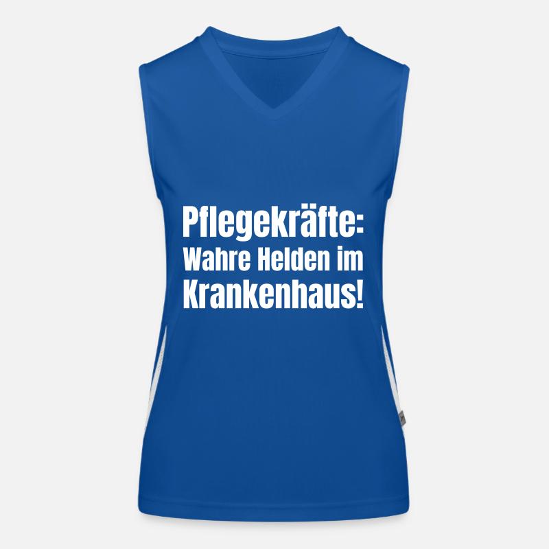 Nurses in hospitals Women's Functional Contrast Tank Top
