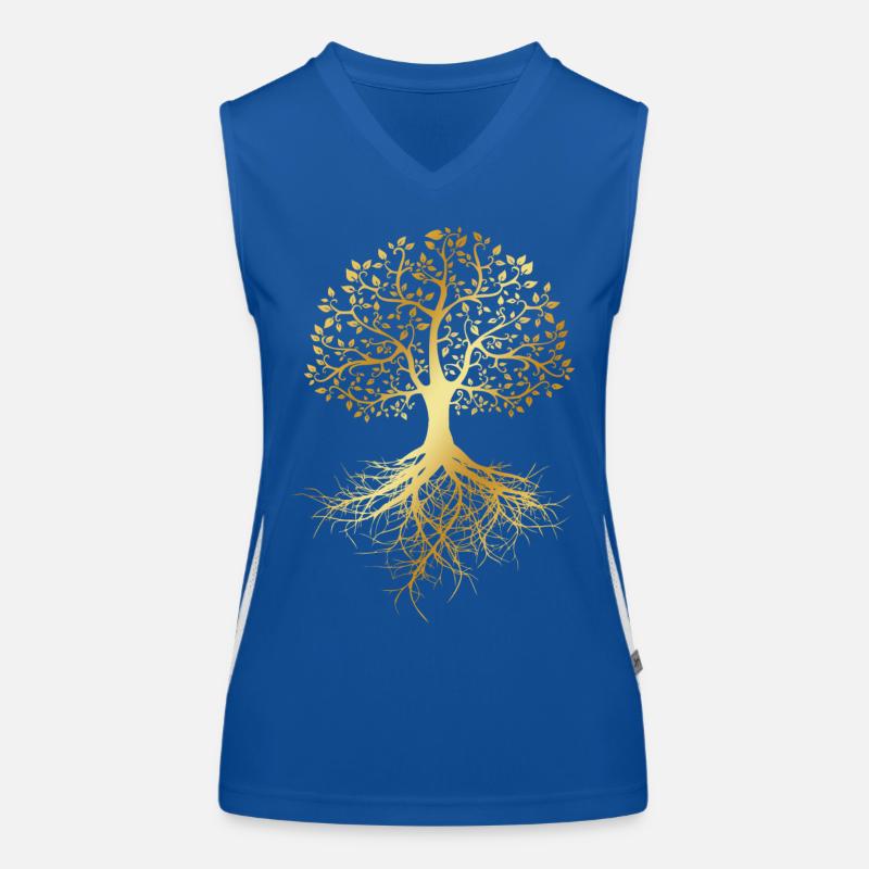 Arbre de vie Débardeur respirant contrasté Femme