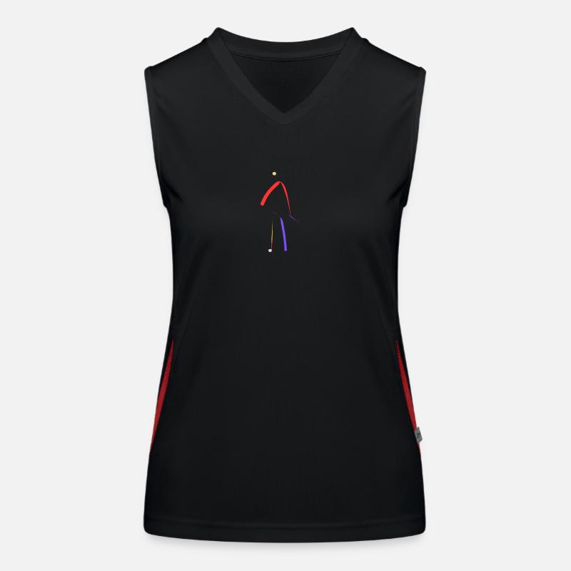 Modere Kunst Funktionelles Kontrast-Tank Top für Frauen