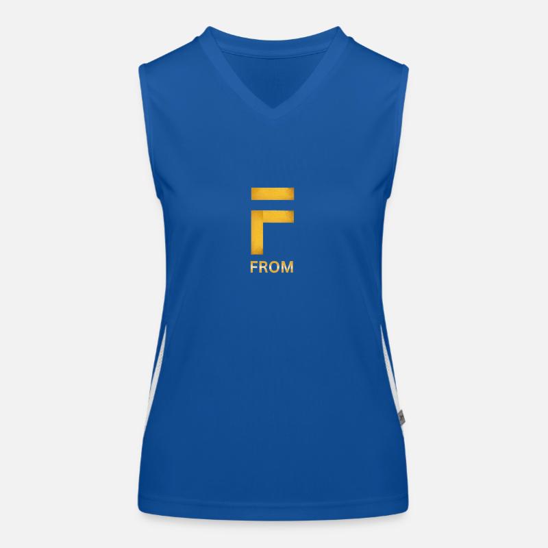 Mein Logo FROM Funktionelles Kontrast-Tank Top für Frauen