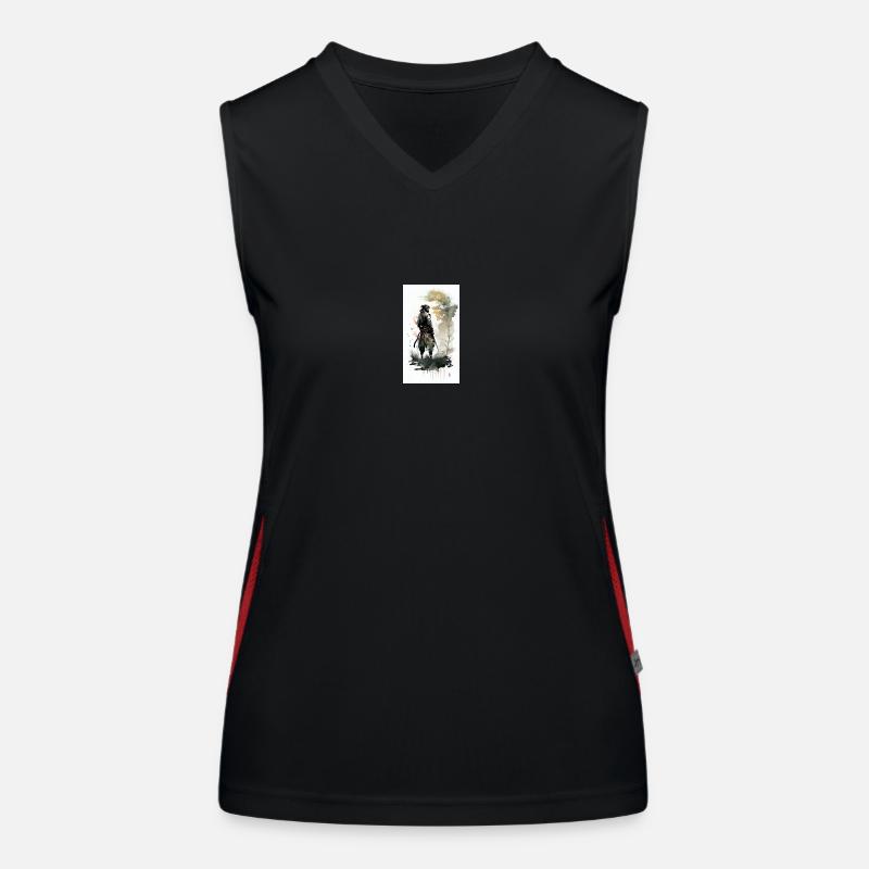 Samurai Funktionelles Kontrast-Tank Top für Frauen