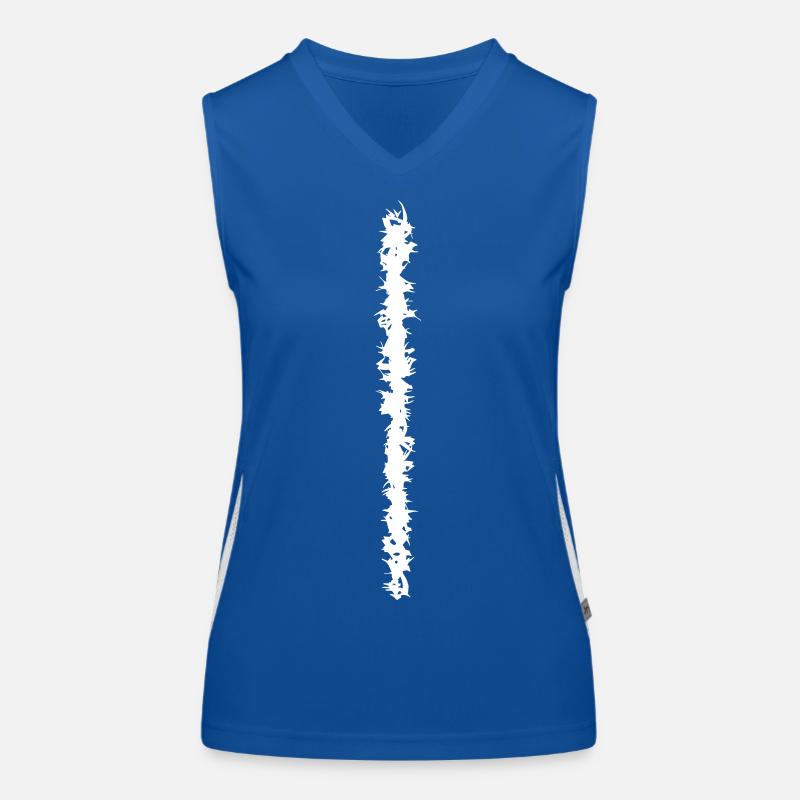 Spiked chain Women's Functional Contrast Tank Top