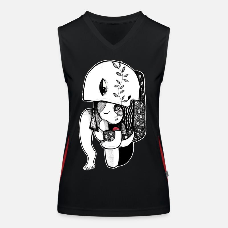 fils de la lune Débardeur respirant contrasté Femme