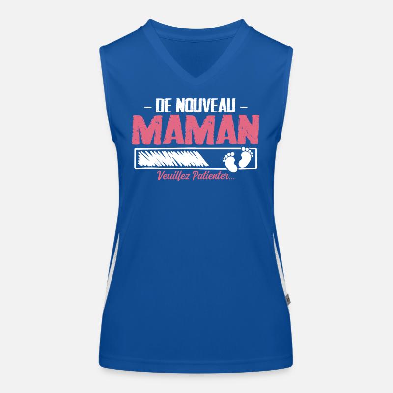Frau Mutter Geschenk Neugeburt Zukunft Funktionelles Kontrast-Tank Top für Frauen